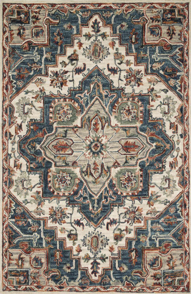 Loloi Victoria VK-16 Blue Red Rug