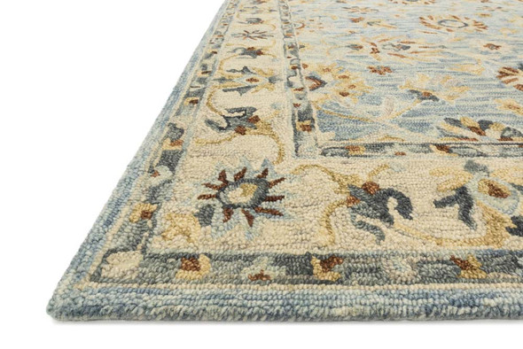 Loloi Victoria VK-18 Light Blue Natural Rug