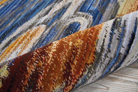 Nourison Chroma CRM04 Lava Flow Rug