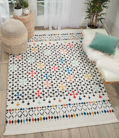 Nourison Kamala DS504 White Rug