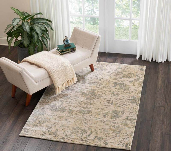 Nourison Lucent LCN05 Pearl Rug