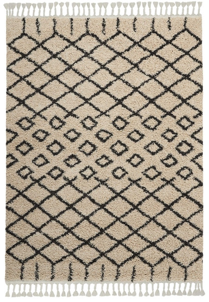 Nourison Moroccan Shag MRS01 Cream Rug