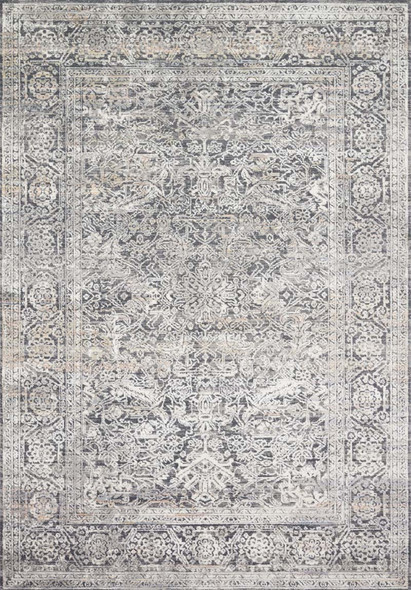 Loloi Lucia LUC-03 Steel Ivory Rug