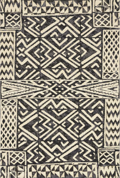 Loloi Mika MIK-13 Ivory Black Rug