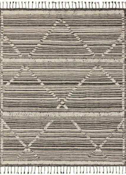 Loloi Iman IMA-01 Ivory Charcoal Rug