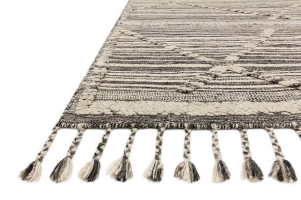 Loloi Iman IMA-01 Ivory Charcoal Rug