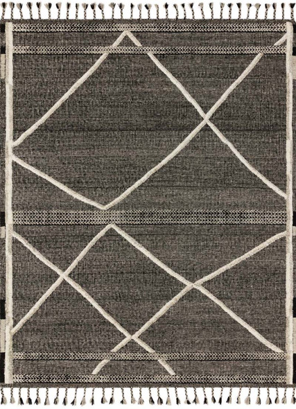 Loloi Iman IMA-02 Beige Charcoal Rug