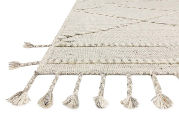 Loloi Iman IMA-03 Ivory Light Grey Rug