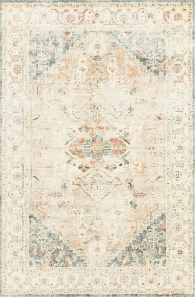 Loloi Rosette ROS-06 Clay Ivory Rug