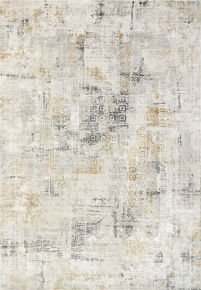Dynamic Quartz 27071 155 Ivory Slate Rug
