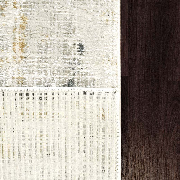 Dynamic Quartz 27071 155 Ivory Slate Rug