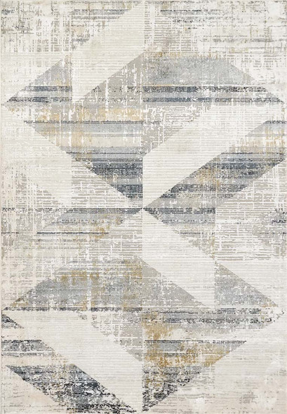 Dynamic Quartz 27072 155 Ivory Slate Rug