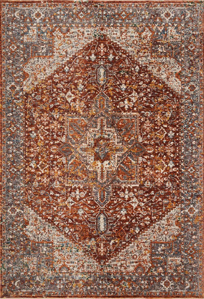 Loloi Lourdes LOU-02 Rust Multi Rug