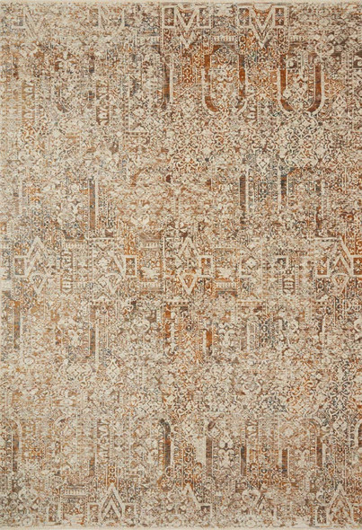 Loloi Lourdes LOU-05 Ivory Orange Rug