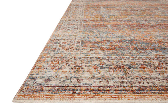 Loloi Lourdes LOU-07 Tangerine Ocean Rug