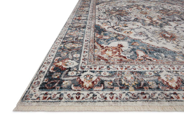 Loloi Samra SAM-09 Ivory Denim Rug