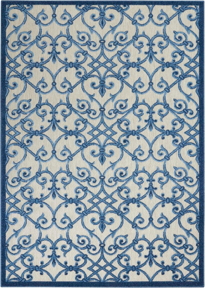 Nourison Aloha ALH21 Grey Blue Rug