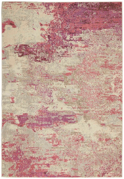 Nourison Celestial CES02 Ivory Pink Rug
