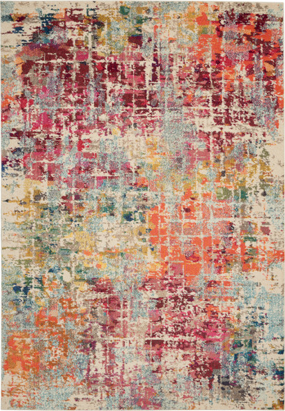 Nourison Celestial CES13 Pink Multicolor Rug