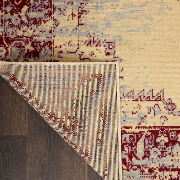 Nourison Grafix GRF14 Cream Red Rug