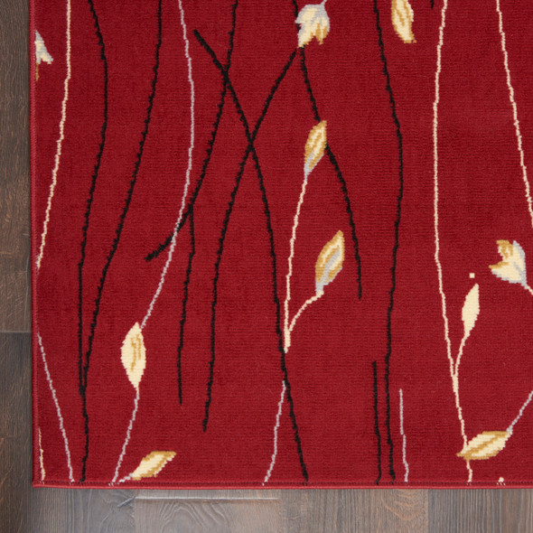 Nourison Grafix GRF15 Red Rug
