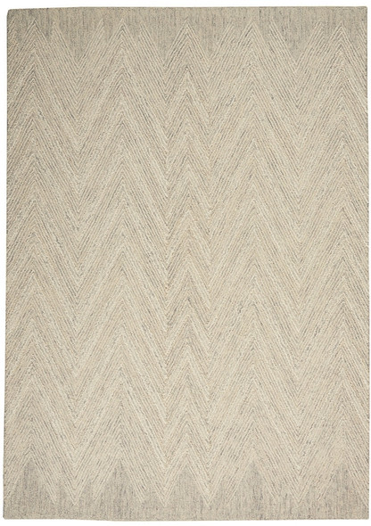 Nourison Interlock ITL04 Ivory Grey Rug
