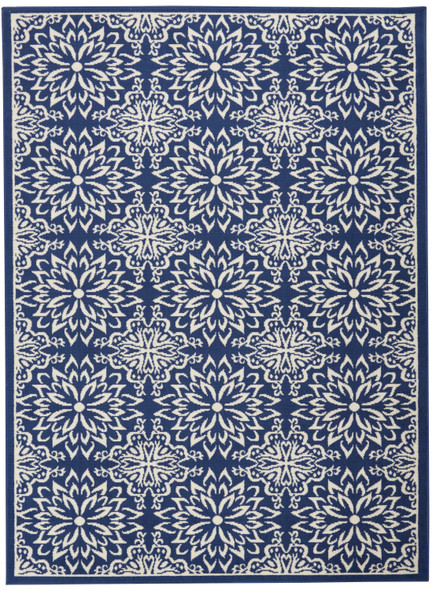 Nourison Jubilant JUB06 Navy Ivory Rug