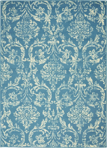 Nourison Jubilant JUB09 Blue Rug