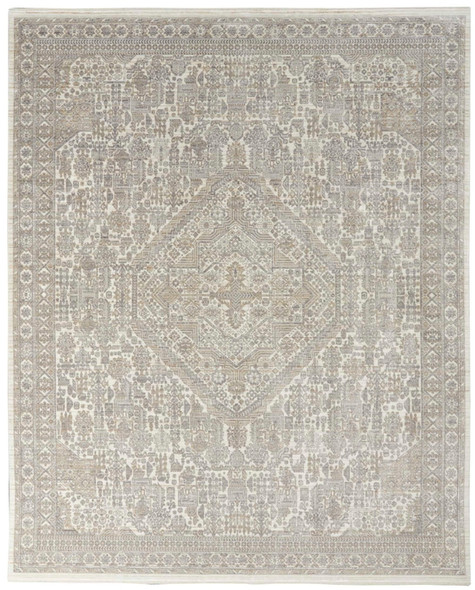 Nourison Lustrous Weave LUW02 Ivory Beige Rug