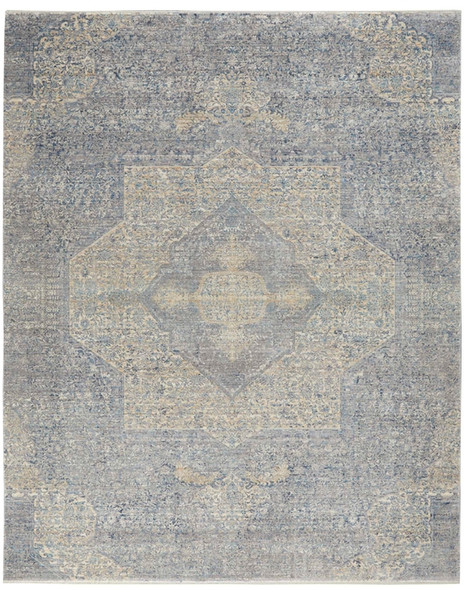 Nourison Lustrous Weave LUW04 Blue Grey Rug