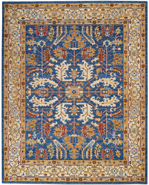 Nourison Majestic MST02 Denim Blue Rug