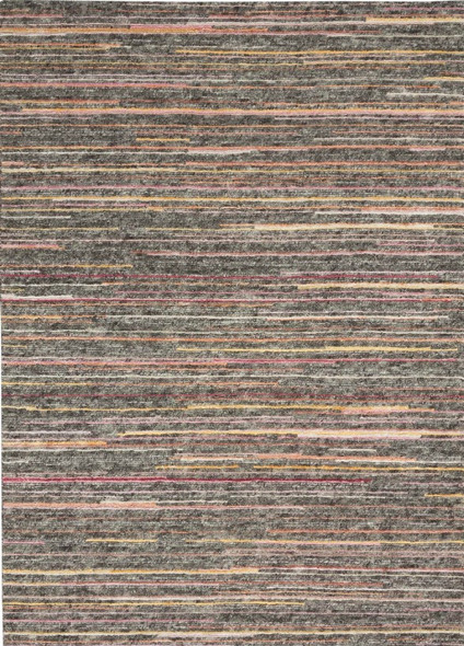 Nourison Plateau PAE01 Grey Flame Rug