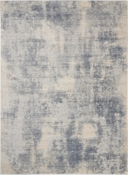Nourison Rustic Textures RUS02 Blue Ivory Rug