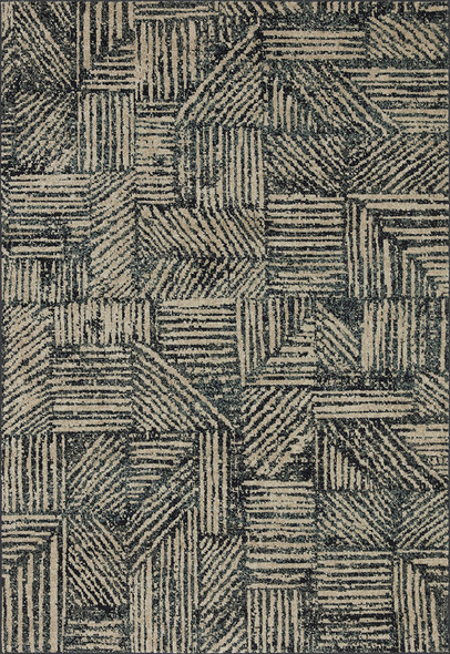 Loloi Bowery BOW-01 Midnight Taupe Rug
