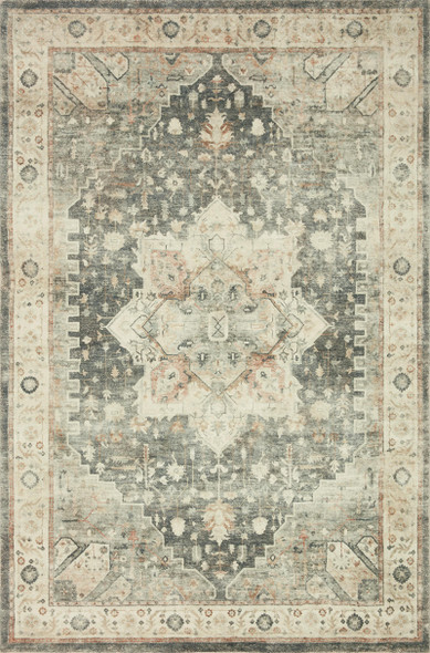 Loloi Rosette ROS-09 Slate Ivory Rug