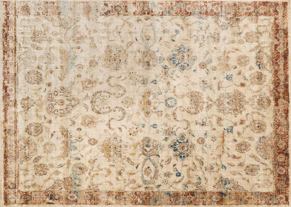 Loloi Anastasia AF-04 Antique Ivory Rust Rug