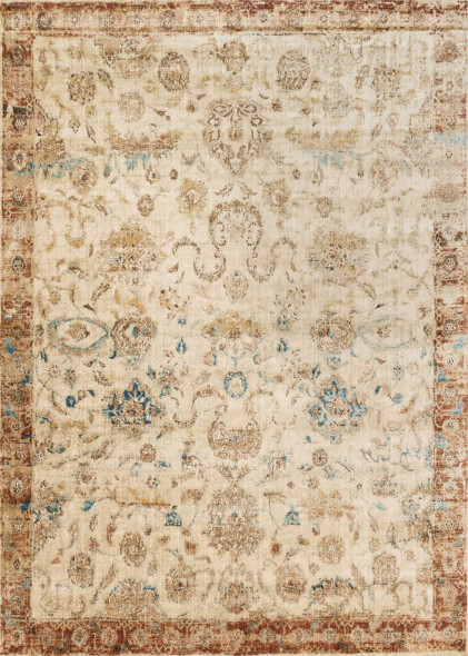 Loloi Anastasia AF-04 Antique Ivory Rust Rug