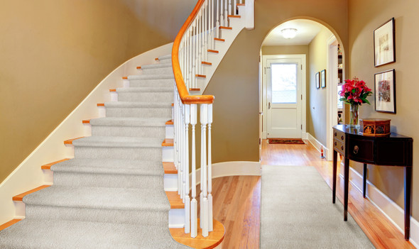 Mohrsville MR-01 Cream Finished Stair & Hall Runner
