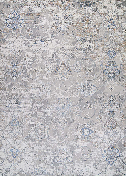Couristan Brocatelle Oglive 2619-8212 Silver Cream Rug