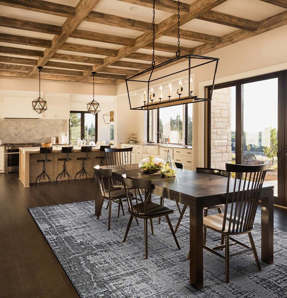 Couristan Charm Tiverton 2559-2009 Anthracite-Light Grey Rug