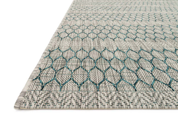 Loloi Isle IE-01 Grey Teal Rug
