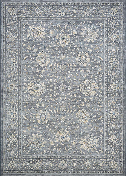 Couristan Sultan Treasures Persian Isfahan 7141-5656 Slate Rug