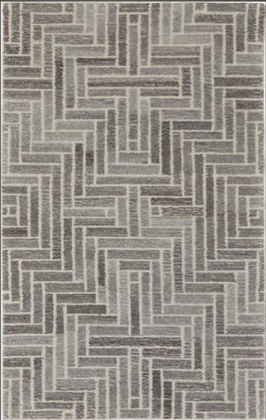 Feizy Asher 8768F Gray Ivory Rug