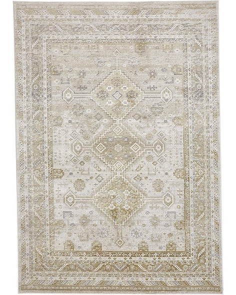 Feizy Aura 3738F Gold Beige Rug