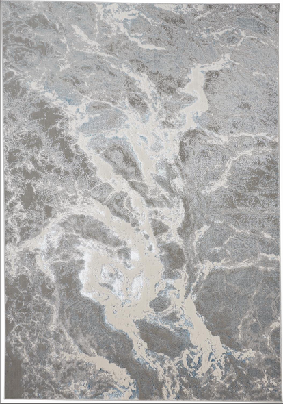 Feizy Azure 3539F Silver Blue Rug