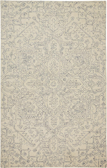 Feizy Belfort 8831F Ivory Blue Rug
