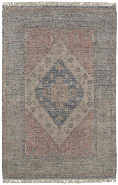 Feizy Caldwell 8127F Blue Orange Rug