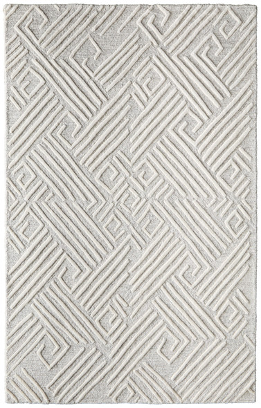 Feizy Enzo 8737F Ivory Tan Rug