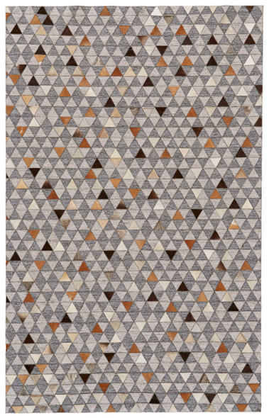 Feizy Fannin 0755F Gray Rust Rug
