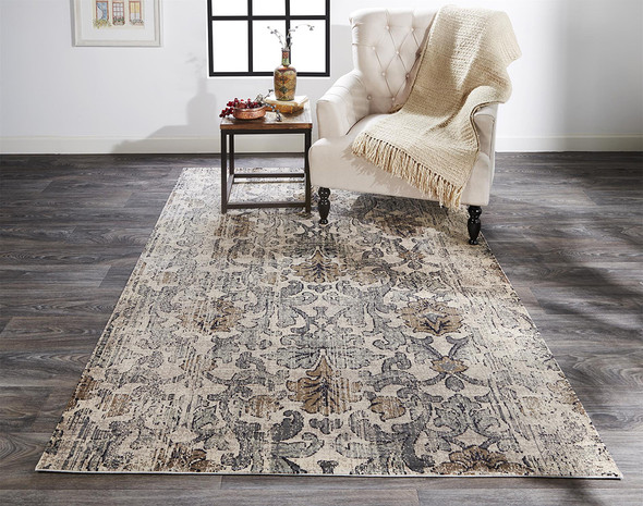 Feizy Fiona 3268F Gray Blue Rug